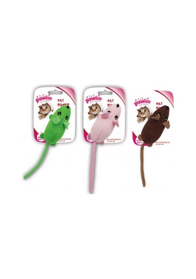 Pawise 20 x 4.5 CM Fare Kedi Oyuncağı Çok Renkli