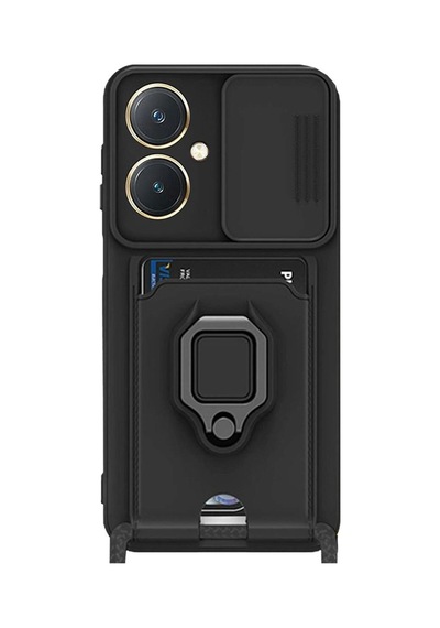 Vivo Y27 Kılıf Zuma Kartvizitli Yüzüklü Silikon