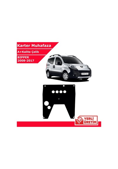 Peugeot Bipper 2008-2017 Çelik Karter Muhafaza Çelik Koruma Sacı A+ Kalite Yerli Üretim
