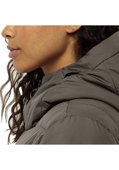 Jack Wolfskin Frozen Lake Coat W Kahve Kahve