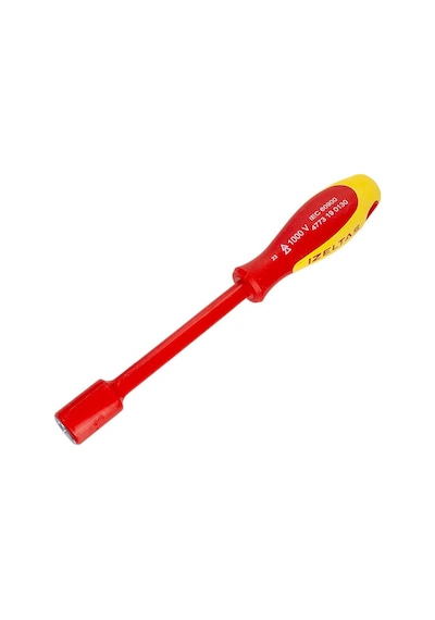 İzeltaş 4773190130 1000V Süngüsü İzoleli Lokma Uçlu Tornavida 13 MM