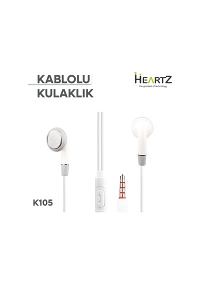 Lexroo K105 Stereo 130 Cm Klasik Çivi Jack Efsane Düz Model Dahili Mikrofonlu Kablolu Hifi Hd Ses "kablolu Kulaklık"