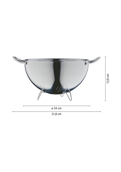 Wmf Gourmet Salata Süzgeci 24 Cm Gri