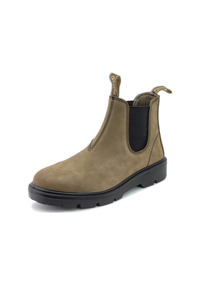 779 Castano Erkek 9080 Natural World Bota Chelsea Nobuck Elastıcos 779 Castano