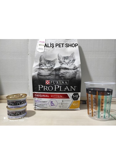 Pro Plan Kitten Tavuk Ve Pirinçli Yavru Kedi Maması 1,5kg 2 85 Gr Yaş Mama Hediyeli