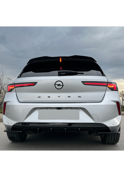 Opel Astra L Spoiler Plastik Piano Black
