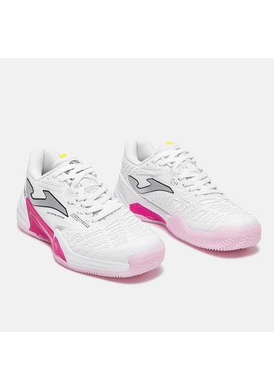 Joma Trollw2602ac Roland Sert & Toprak Kort Kadın Tenis Ayakkabısı - Beyaz/pembe