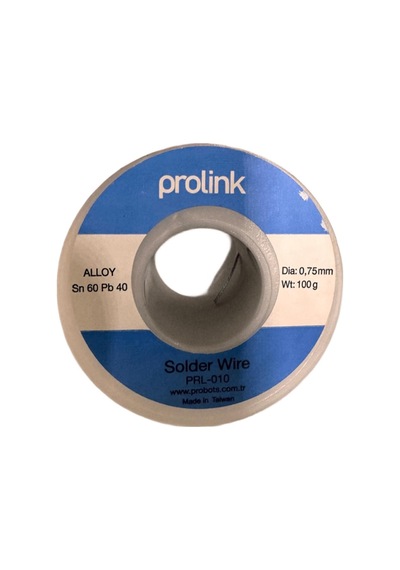 Prolink Lehim Teli 100gr 0,75mm 60/40 Made İn Taiwan Prl-010