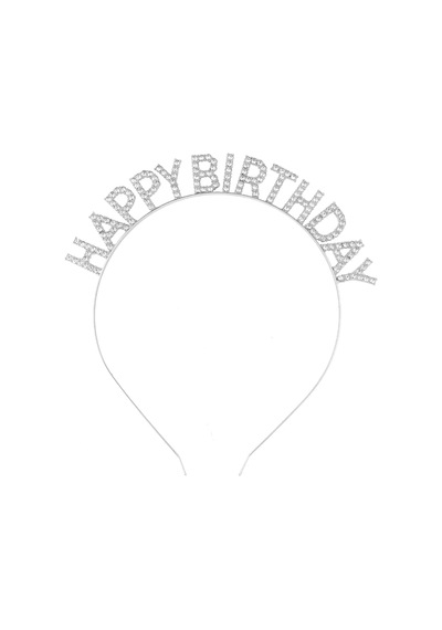 Kristal Taşlı Happy Birthday Doğum Günü Tacı İthal Ürün A Kalite 17x16 Cm - Rxlu-191627 18