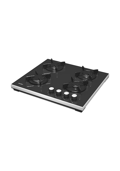Simfer 3031-N Set Üstü Siyah Cam Ocak 4G Emaye Izgara