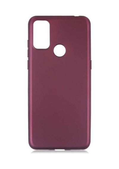 Alcatel 1s 2021 Kılıf Zore Premier Silikon Kapak Mürdüm