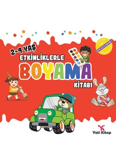 Etkinliklerle Boyama Kitabı 1 - 2-4 Yaş - Yqbx-637437