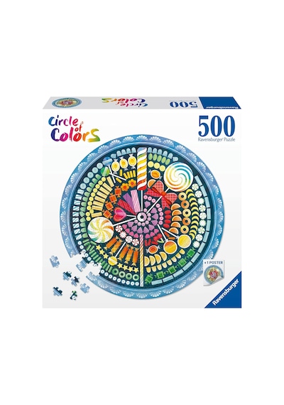 500p Puzzle Daire Şekerleme