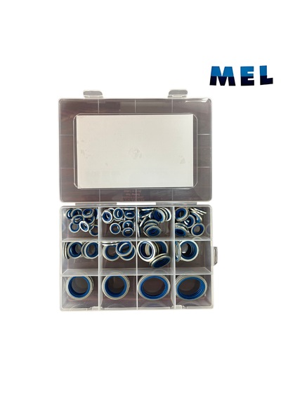 Mel 105 Parça Inch Ölçülü Oringli Pul Seti