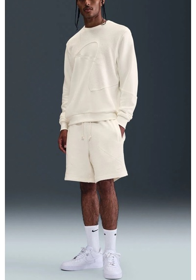 Nike Giannis Fleece 8" Mens Short Erkek Fransız Havlu Kumaş 20 Cm Şort Beyaz Beyaz