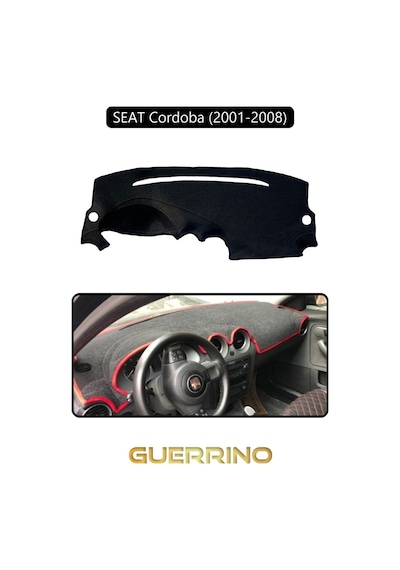Seat Cordoba 2001-2008 Torpido Koruma Halısı Siyah Kenar