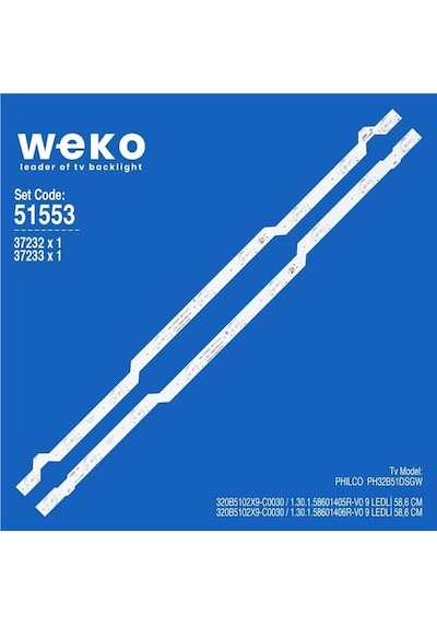 Wkset-6553 37232x1 37233x1 320b5102x9-c0030 2 Adet Led Bar Tvnizi Açıp İçindeki Led Barla Birebir Aynısı Olduğunu Görmeden Almayınız. Sonrasında İade Almamaktayız. Beyaz Wkset-6553 37232x1 37233x1 320b5102x9-c0030 2 Adet Led Bar Tvnizi Açıp İçindeki Led Barla Birebir Aynısı Olduğunu Görmeden Almayınız. Sonrasında İade Almamaktayız. Beyaz