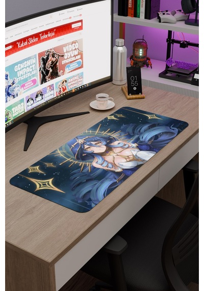Layla Genshin Impact Anime Oyuncu V4 - 70x30 Xl Gaming Mouse Pad Fare Altlığı