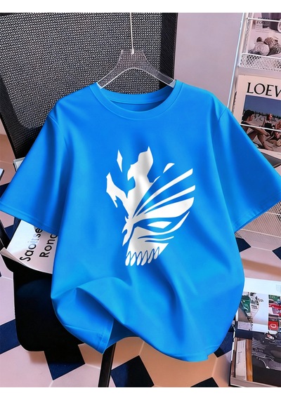 Noıssey Urban Pop Graphic Kadın Tişört Koleksiyonukod 5127 Bebe Mavi