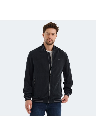Slazenger BOMBERS Erkek  Koyu Gri Mont & Kaban