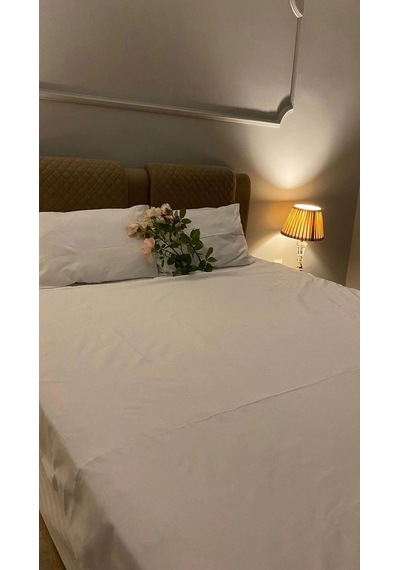 Otel Tipi 10 Adet Tek Çarşaf, Çift Kişilik 63 Tel %100 Pamuk 240x280 Beyaz
