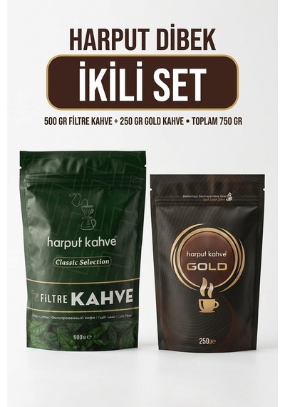 İkili Set 500 Gr Filtre Kahve + 250 Gr Gold Kahve Toplam 750 Gr Diğer