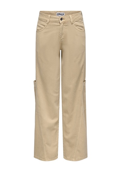 Only Onlprıme Hw Wıde Cut Pant Cc Pnt Kadın Gri Pantolon - 15338608 Gri