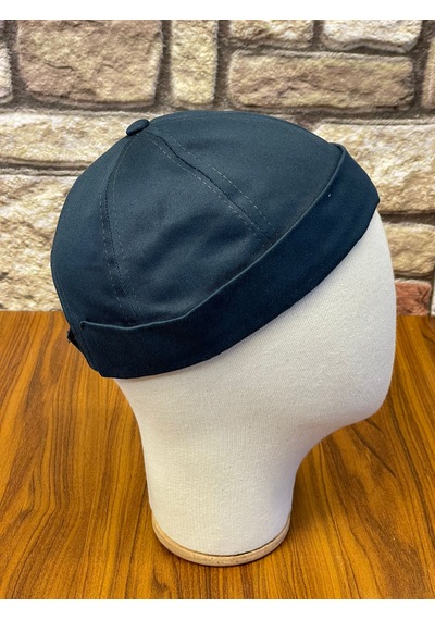 Hamze Docker Hip Hop Snapback Rapper Model Gabardin Şapka Petrol Mavisi