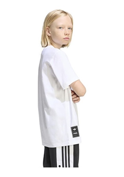 Adidas Lo Gfx T Shirt Çocuk Günlük Tişört Kd7878 Beyaz