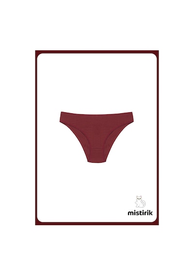 Taranto Model Fitilli Pamuklu Slip Esnek Komforlu Hava Alan Külot Bordo Renk Bordo