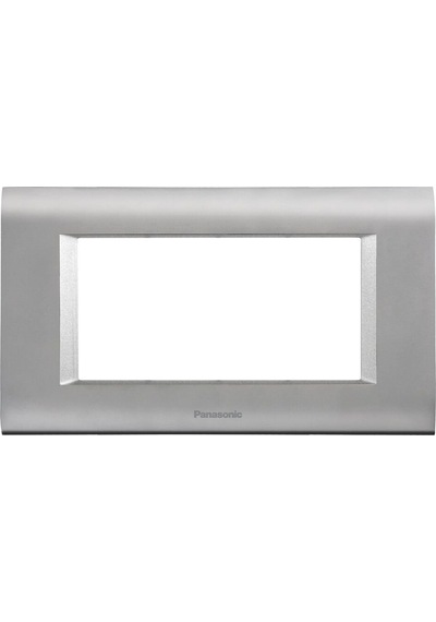 Viko Panasonic Thea 4m Sistema Chrome Matt+metalik Beyaz Çerçeve - Wvtf18445cm-tr