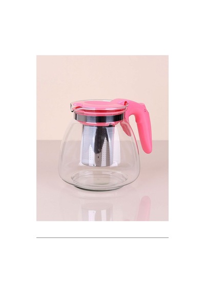 14 Cm 1100 Ml Cam Demlik Royaleks-clkn-1405 Açık Bej