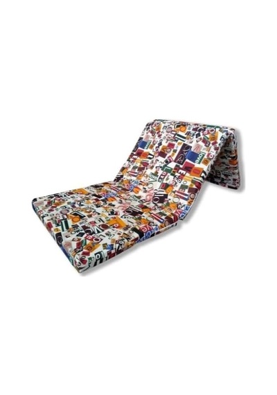Katlanır Yer Yatağı 70x180x6 Cm Sünger Love Desen Genel