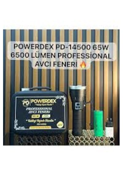 Powerdex Pd-14500 65 Watt Zoomlu Ve Şarjlı El Feneri