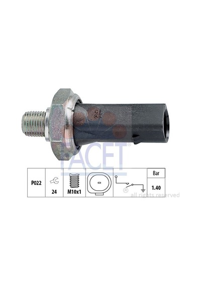 Facet Yag Basınc Musuru Fabıa Octavıa Superb A3 A4 A6 Q3 Q7 Tt Amarok Polo Jetta AOD-FACET 7.0135