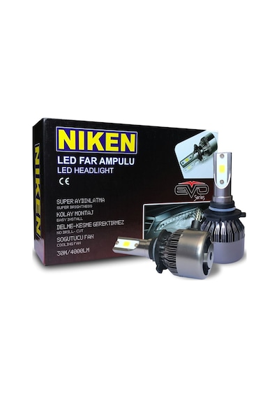 Renault Scenic 2 2003 - 2008 Kısa Far Niken Led Xenon H7