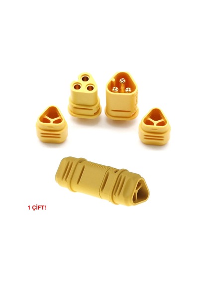Mt30 3 Pin Plug Dişi Erkek Konnektör Soket Çift Rc Lipo Pil Batarya Akü Bağlantı