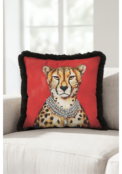 Safari Leopar Mücevherli Saçaklı Yastık Kılıfı-asil Figürlü Eklektik Kırmızı Püsküllü Kırlent Kılıfı Puslu Esinti Lime Safari Leopar Mücevherli Saçaklı Yastık Kılıfı-asil Figürlü Eklektik Kırmızı Püsküllü Kırlent Kılıfı Puslu Esinti Lime
