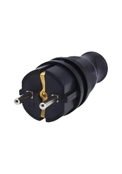 Bylion 1x16a Kauçuk Erkek Fiş 950-001-0001/kef-f