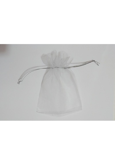 10 Adet Şeffaf Bez Kına Düğün Mevlüt Sünnet Hediye Kesesi Kese 12,5 Cm X 9,3 Cm Çanta