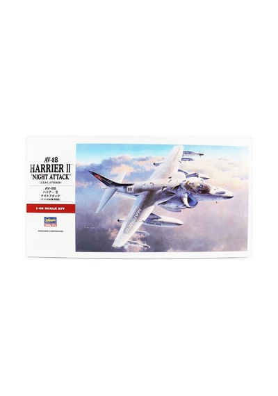 Hasegawa Pt34 7234 1/48 Ölçek, Av-8b Harrier Iı Gece Saldırısı , Savaş Uçağı Plastik Model Kiti-57110