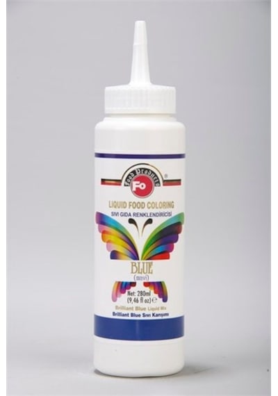 Fo Sıvı Gıda Boyası Mavi 280 ML