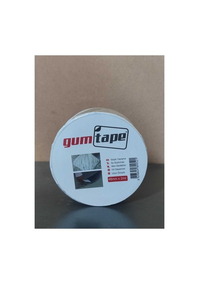 3 Adet 48 Mm X 2 Mt Çatı İzolasyon Tamir Bant Su Sızdırmazlık Yalıtım Çamur Boru Sakız Bandı