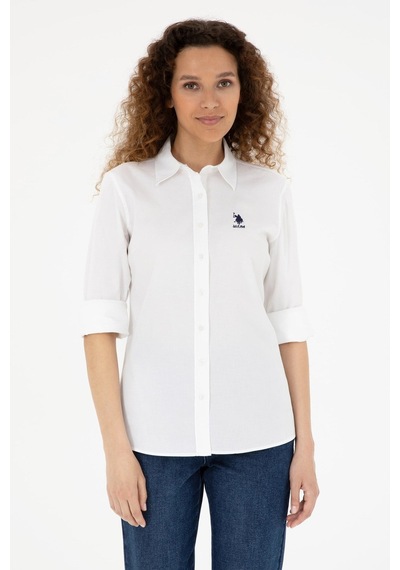 U.S. Polo Assn. U.s. Polo Assn. Kadın Uzun Kollu Gömlek 2086493 Beyaz