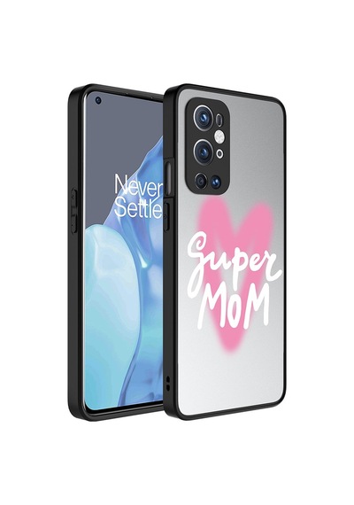 One Plus 9 Pro Kılıf Aynalı Desenli Kamera Korumalı Parlak Renkli Sert Kapak Mirror