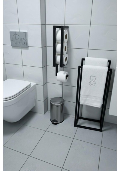 Todekhome Modern Banyo İkili Seti Mat Siyah