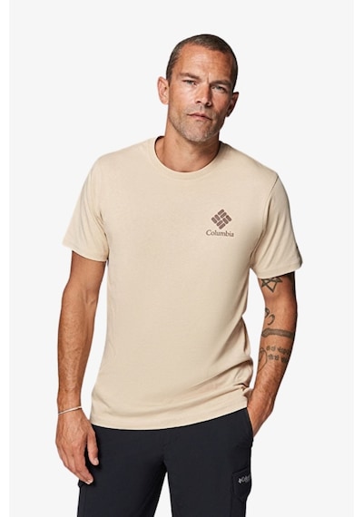 Columbia Cs0481 Csc M Stacked Gem Ss Erkek T-shirt-33124 Sarı