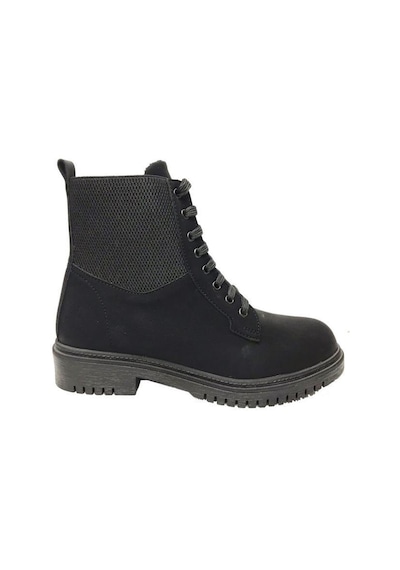 Sdf 84 Deri Trend Fashion Kadın Bot Siyah