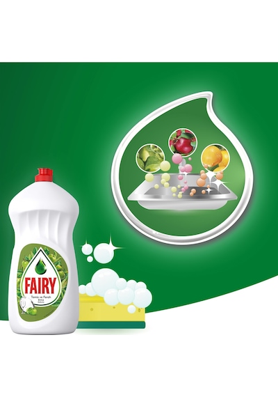 Fairy Elma Kokulu Elde Sıvı Bulaşık Deterjanı 3 x 650 ML