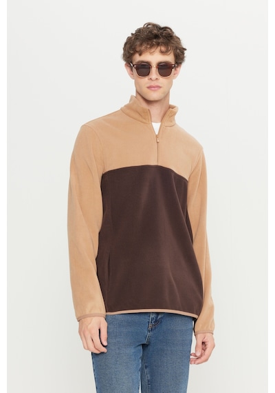 AC&Co / Altınyıldız Classics Erkek Sutlu Kahve-kahve Anti-pilling Tüylenme Yapmayan Standart Fit Bato Yaka İçi Polarlı Çift Renk Polar Sweatshirt Sütlü Kahverengi AC&Co / Altınyıldız Classics Erkek Sutlu Kahve-kahve Anti-pilling Tüylenme Yapmayan Standart Fit Bato Yaka İçi Polarlı Çift Renk Polar Sweatshirt Sütlü Kahverengi